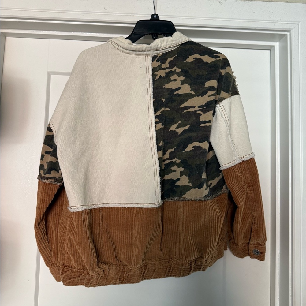 Vici Patchwork Button‎ Down Jacket - Picture 2 of 5